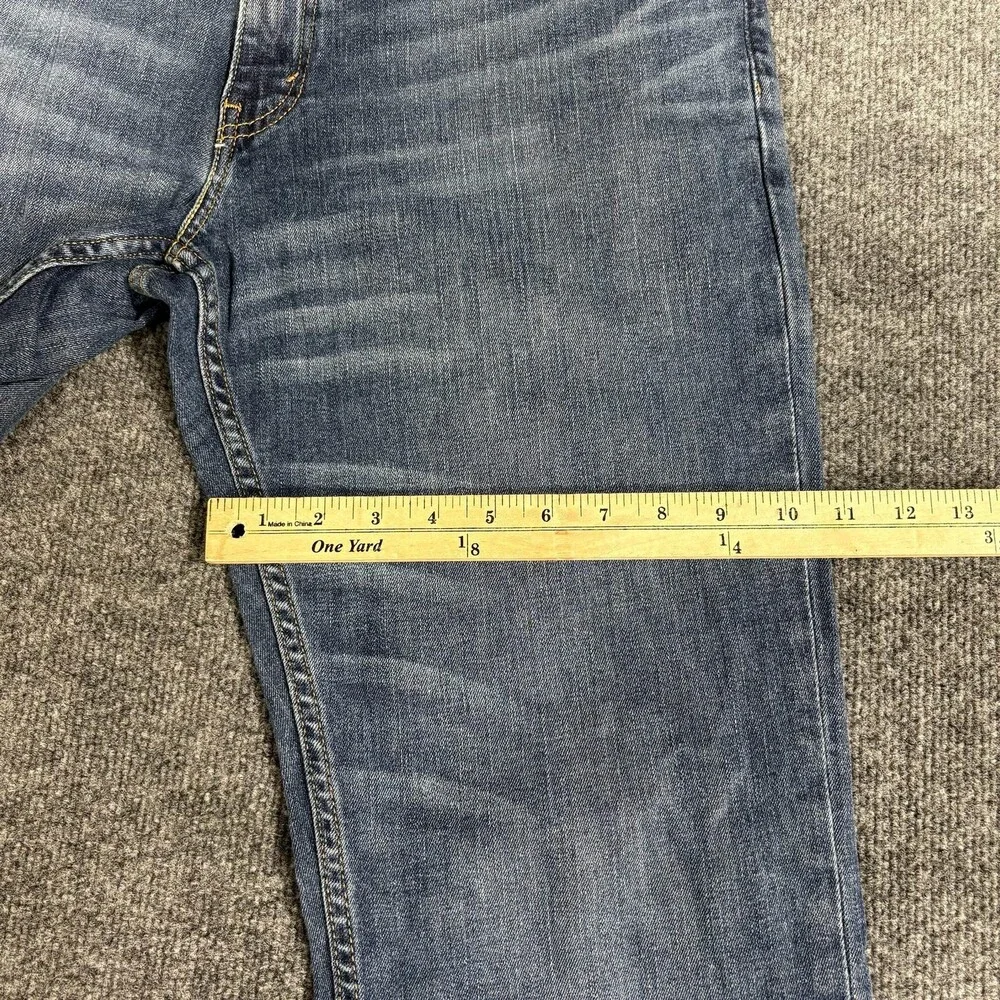 Levi's 559 Jeans Mens 34x33.5 Blue Medium Wash Relaxed Straight Denim Stretch